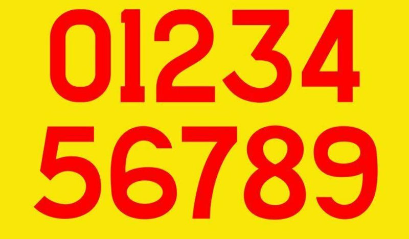 Chargez l&#39;image dans la visionneuse de la galerie, Liverpool 1980 &#39;s Away Flock Number for Football Shirt Nameset
