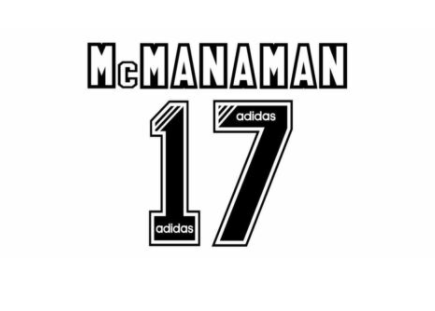 No 17 McManaman 1995-1996 Liverpool Adidas Away Classic Football Nameset