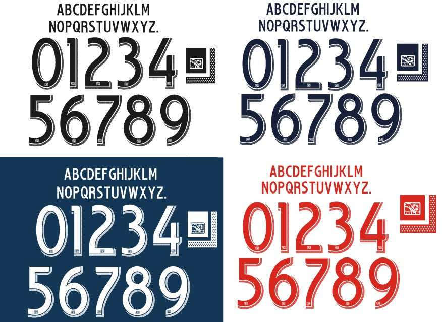 Name Set MLS 2013-2015 Football Nameset for shirt Any Name & Number – House of ...