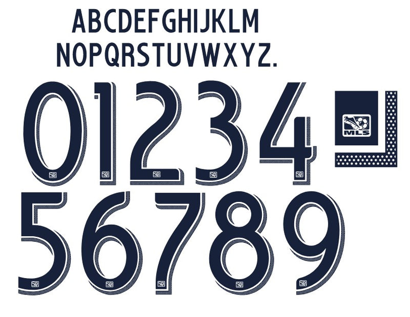 Cargue la imagen en el visor de la galería, MLS 2013-2015 Football Nameset for shirt Any Name &amp; Number
