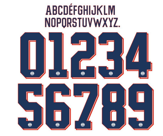 PSG X Jordan 2021-2022 Fourth Nameset for Football Shirt Printing