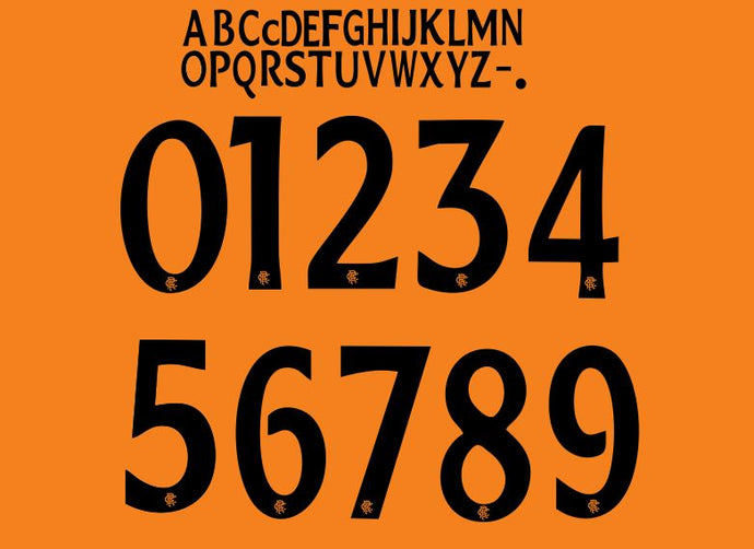 Rangers 2020-2021 Europa League Goalkeeper Football Nameset for shirt Choose Your Own