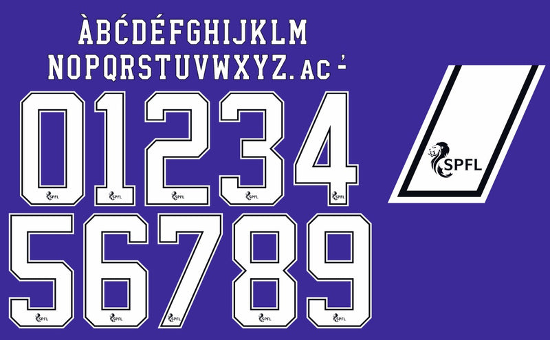 Chargez l&#39;image dans la visionneuse de la galerie, SPL 2020-2023 Build Your Own Football Shirt Nameset Celtic Rangers Hearts
