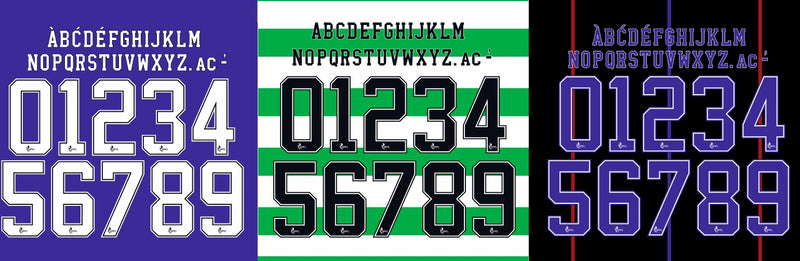 Load image into Gallery viewer, spl 2020 2021 2022 2023 nameset for scottish permier league football shirt
