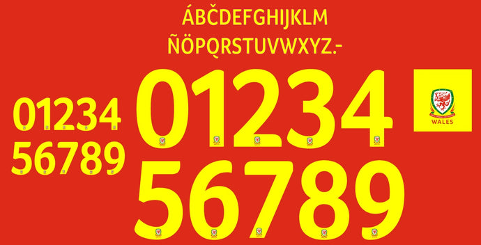 Wales 2012-2013 Home Nameset for Football Shirt Any Name & Number